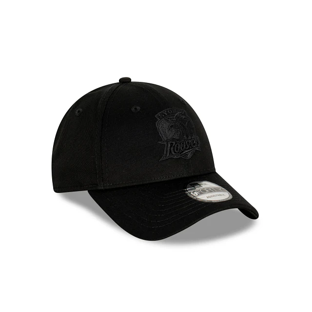 NRL Black on Black Cap - Sydney Roosters - Adult - Unisex - 9FORTY - Hat - Image 3