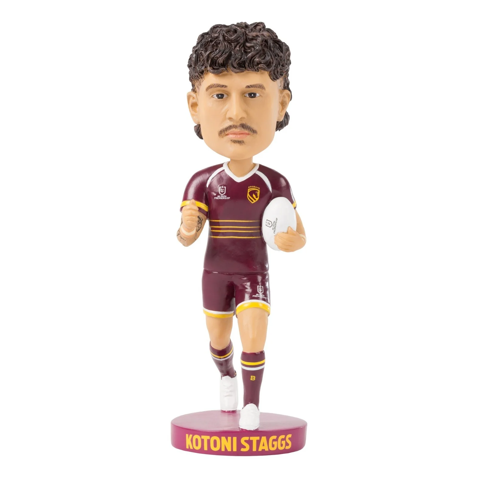 NRL Bobblehead - Brisbane Broncos - Kotoni Staggs - Statue