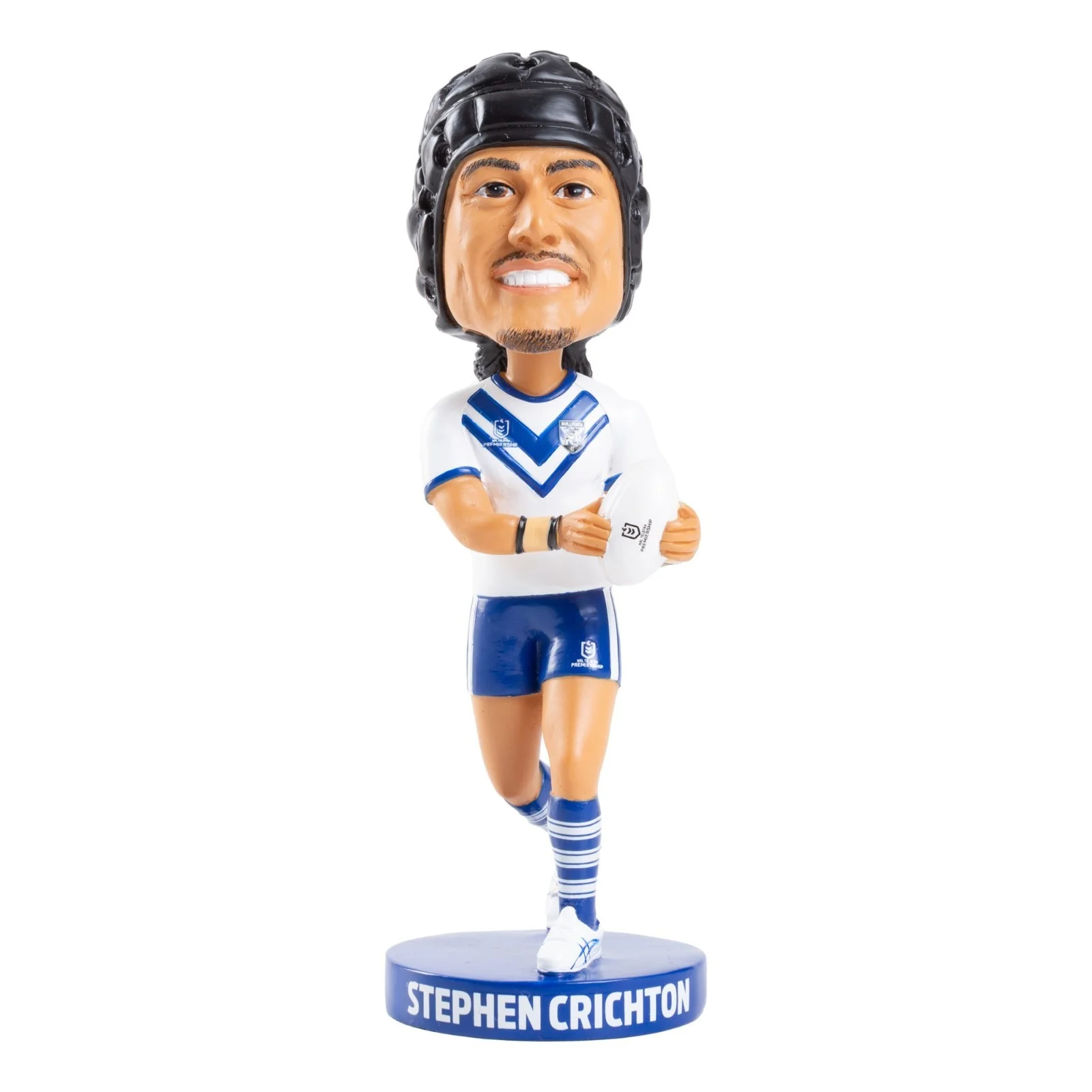 NRL Bobblehead - Canterbury Bulldogs - Stephen Crichton - Statue