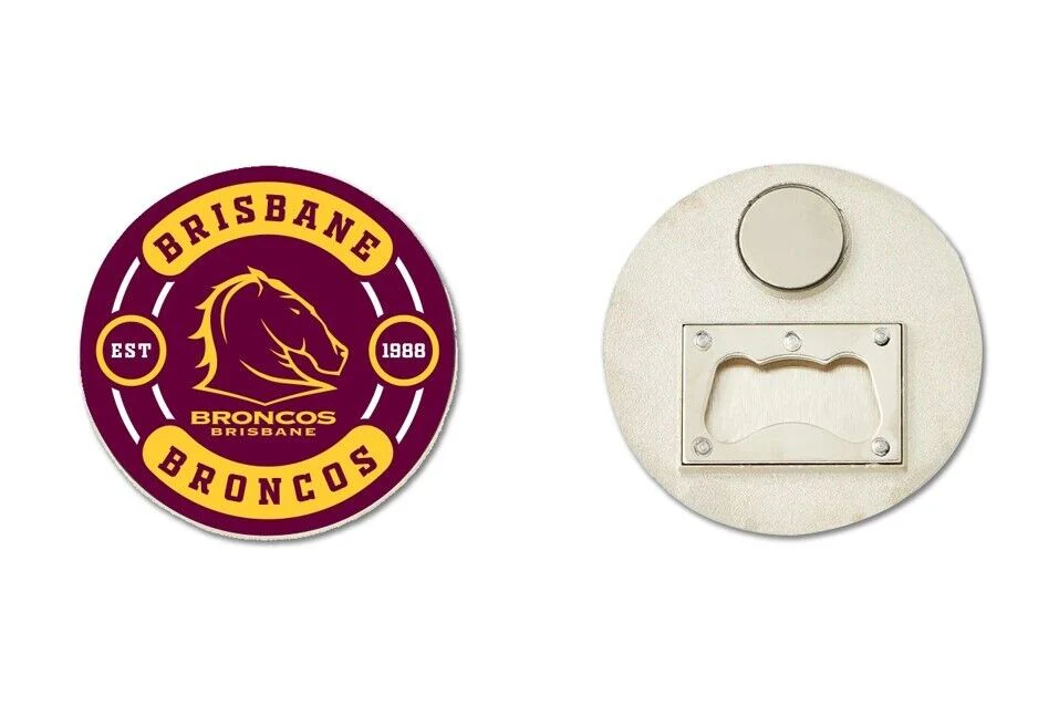 NRL Bottle Opener Magnet - Brisbane Broncos - Rugby League - Image 2