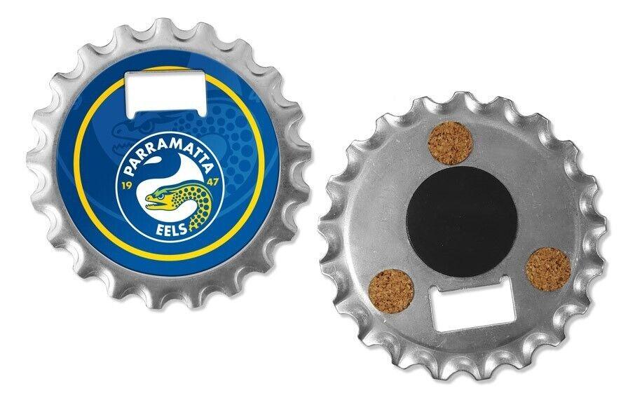 NRL Bottle Opener, Magnet & Coaster - Paramatta Eels - Rugby League - Image 2
