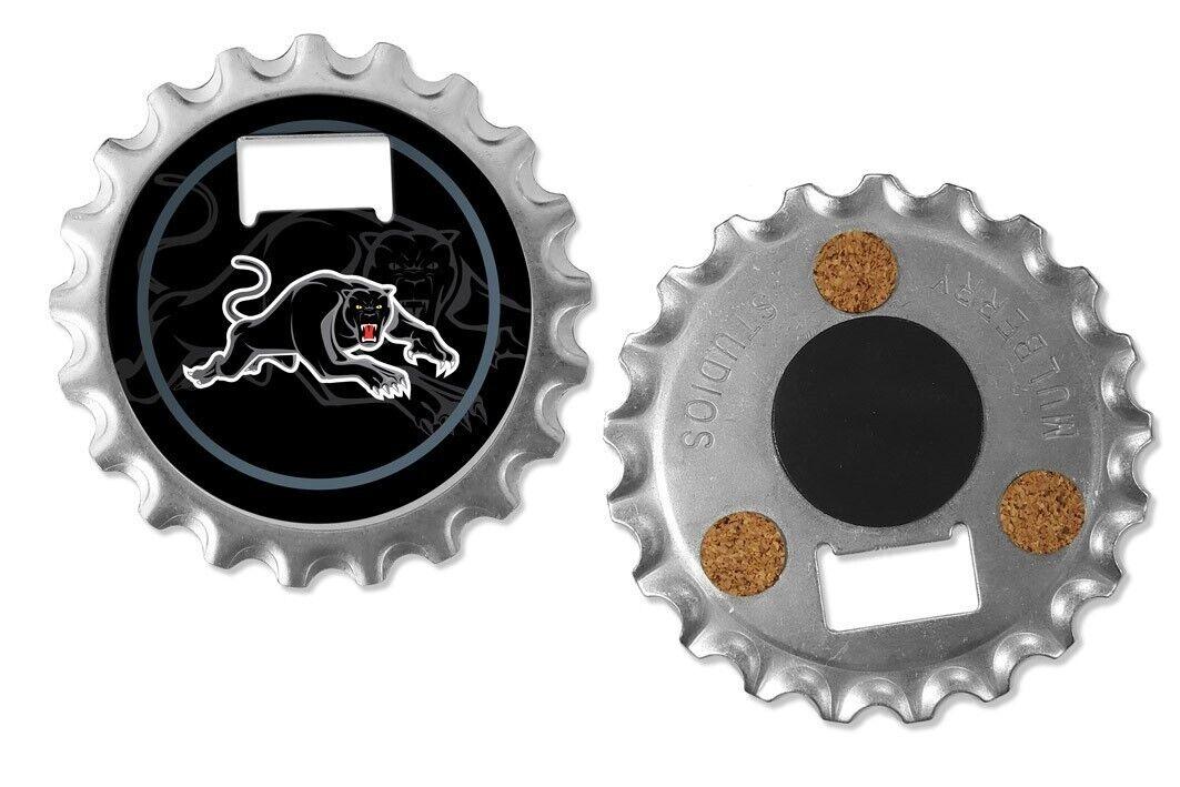 NRL Bottle Opener, Magnet & Coaster - Penrith Panthers - Rugby League - Image 2