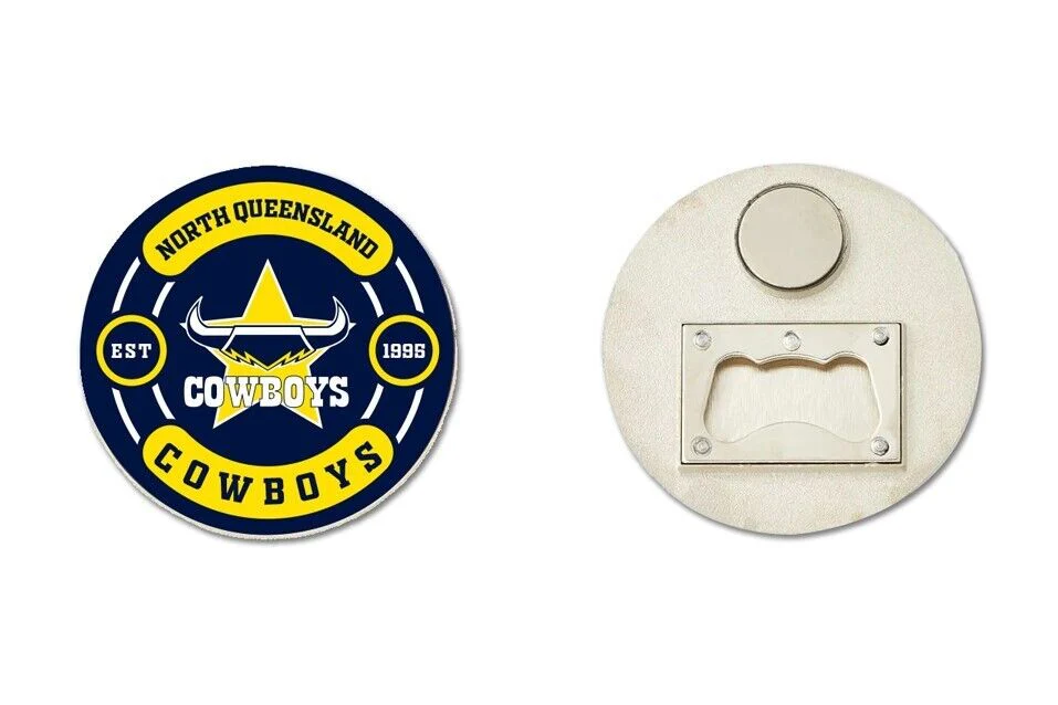 NRL Bottle Opener Magnet - North Queensland Cowboys - Rugby League - Image 2