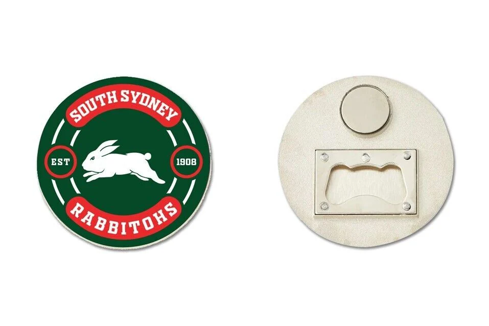 NRL Bottle Opener Magnet - South Sydney Rabbitohs - Rugby League - Image 2