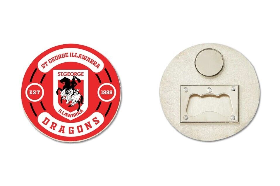 NRL Bottle Opener Magnet - St George Illawarra Dragons - Rugby League - Image 2