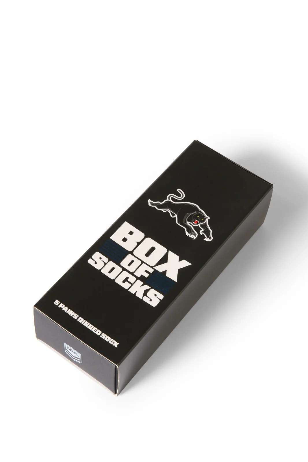 NRL Box Of 5 Socks - Penrith Panthers - One Size Fits Most - Gift Box - Image 2