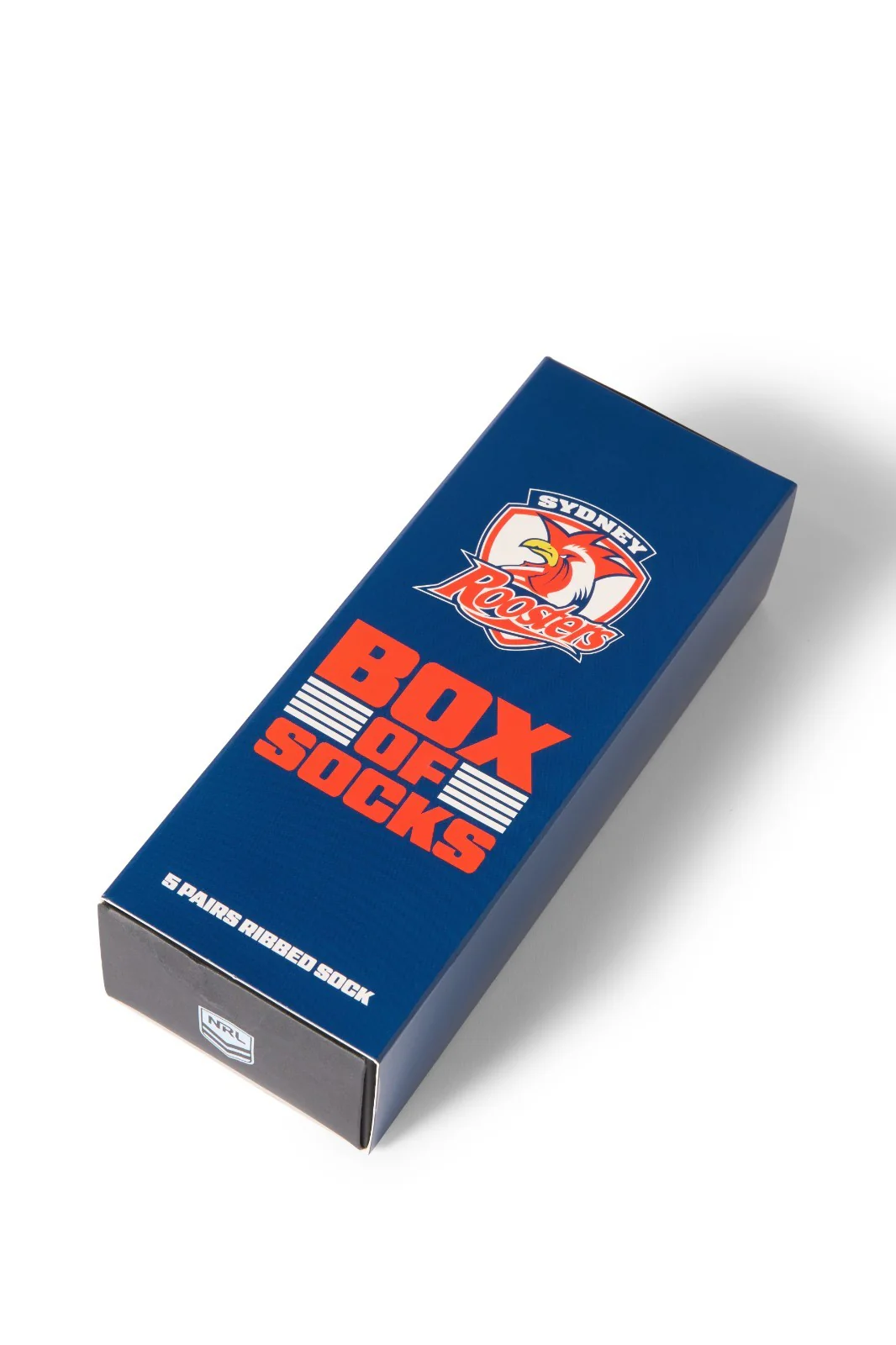 NRL Box Of 5 Socks - Sydney Roosters - One Size Fits Most - Gift Box - Image 2