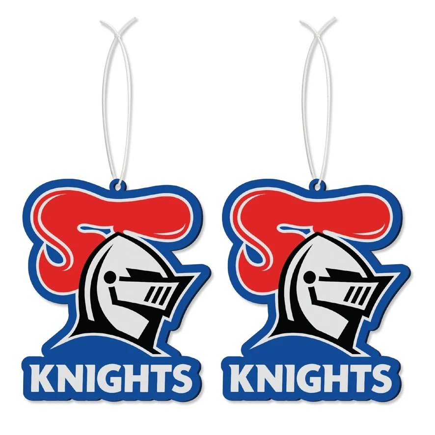 NRL Car Air Freshener 2 Pack - Newcastle Knights - Scented - Set of Two - Image 2