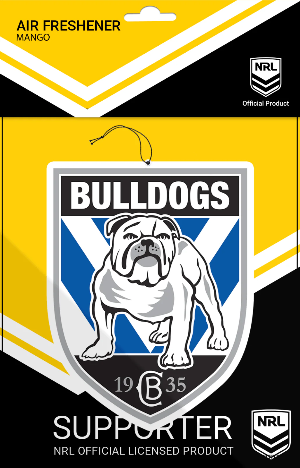 NRL Car Air Freshener - Canterbury Bulldogs - Rugby League - Image 2