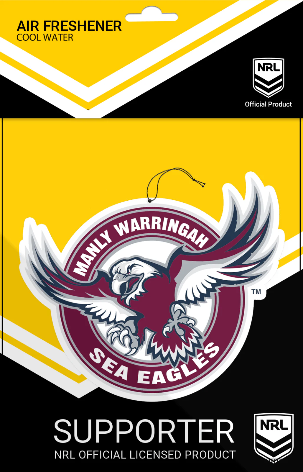 NRL Car Air Freshener - Manly Sea Eagles - Rugby League - Image 2