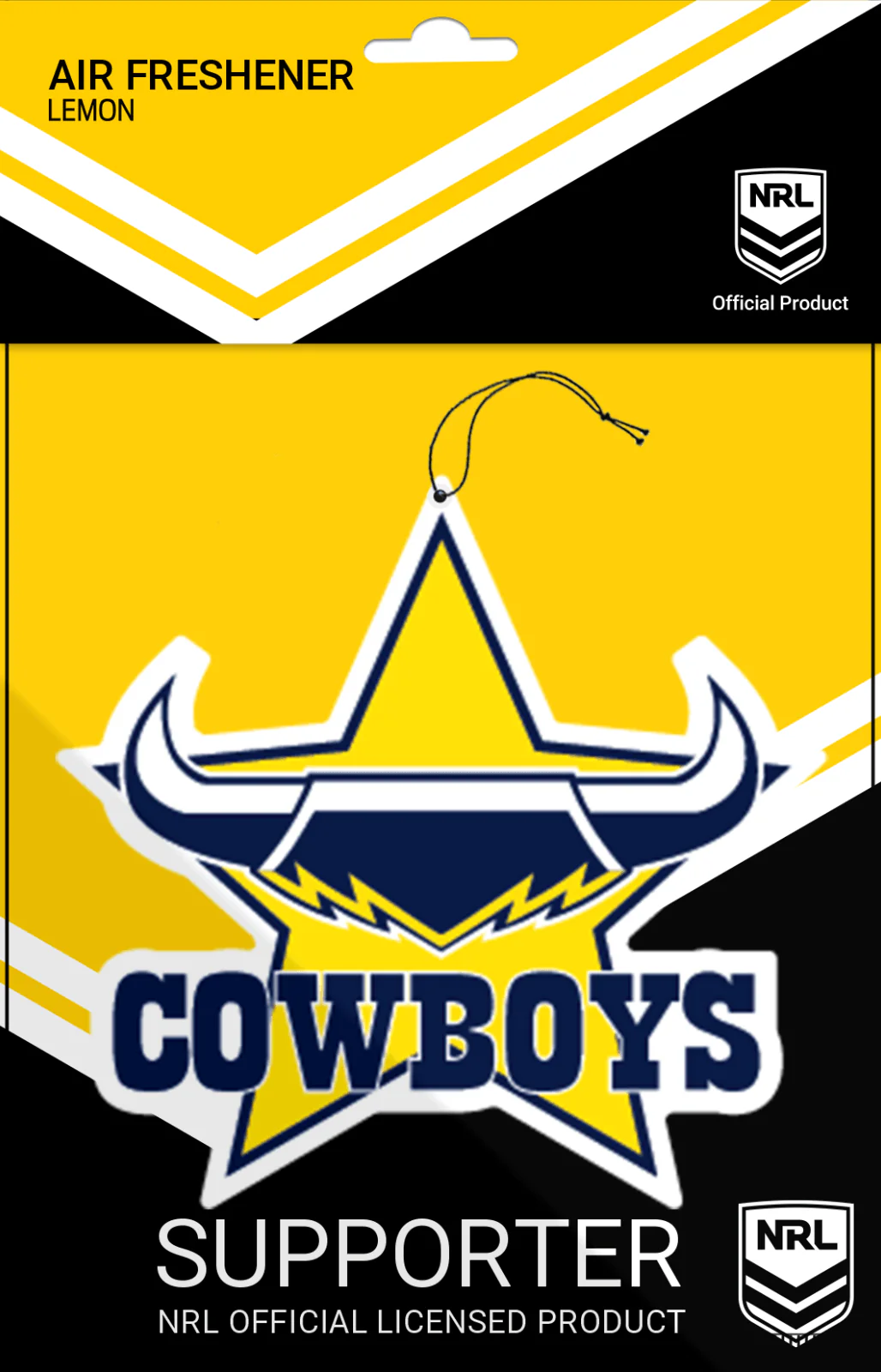 NRL Car Air Freshener - North Queensland Cowboys - Rugby League - Image 2
