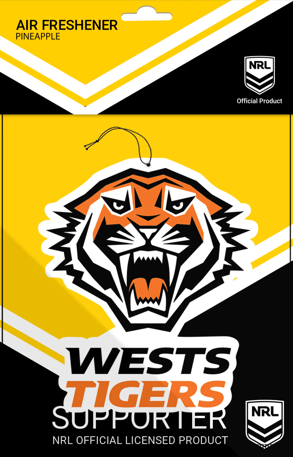 NRL Car Air Freshener - West Tigers - Rugby League - Image 2