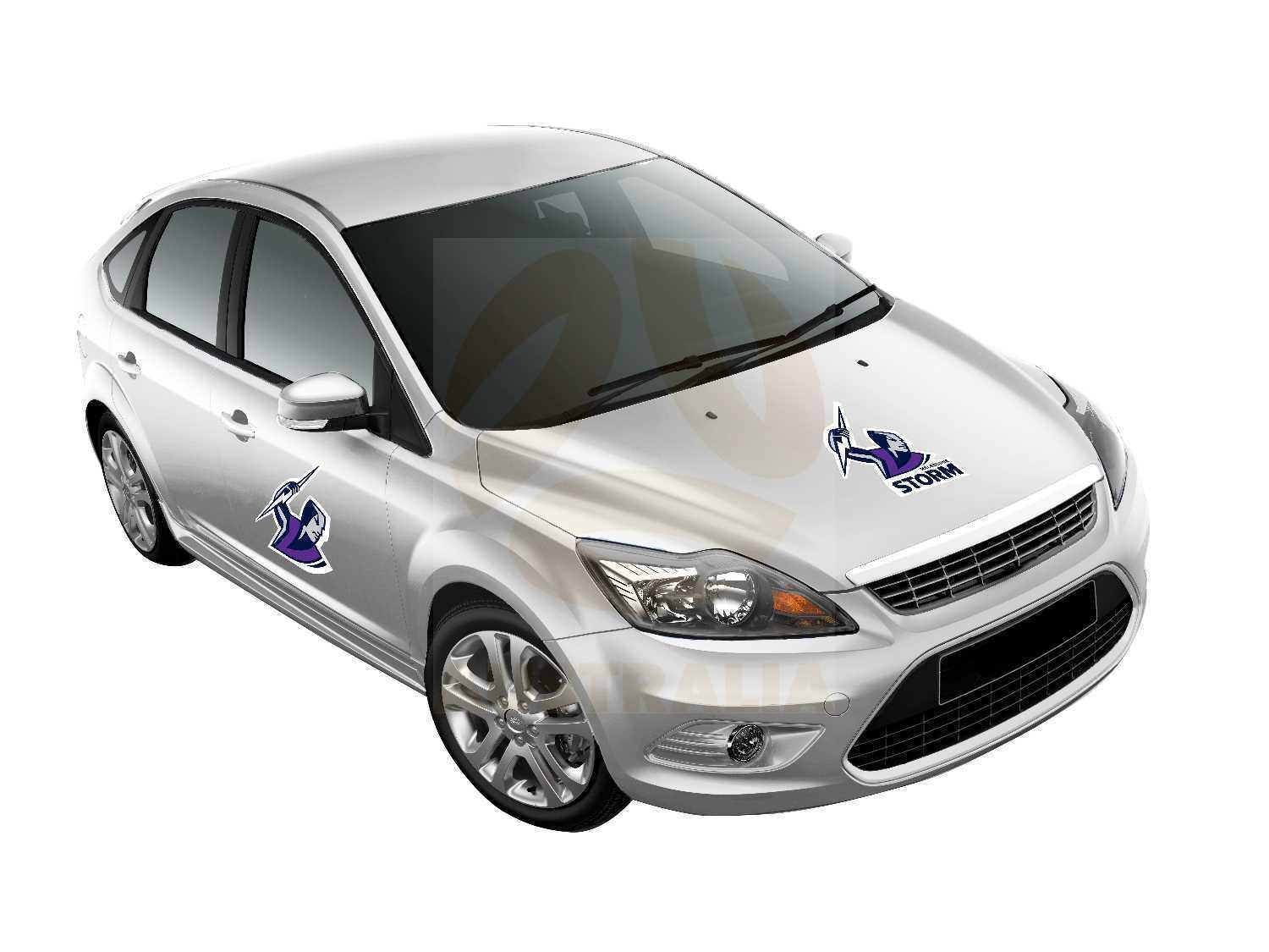 NRL Car Monster Decal - Melbourne Storm - Sticker - Team Logo - 470mm - Image 4