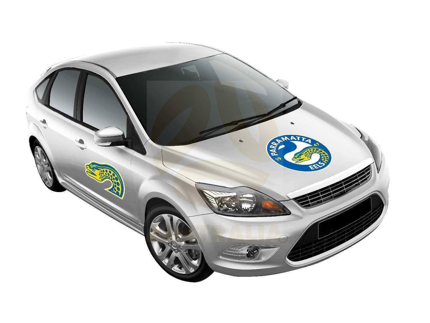 NRL Car Monster Decal - Paramatta Eels - Sticker - Team Logo - 470mm - Image 4