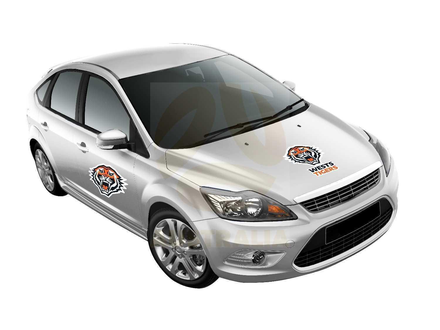 NRL Car Monster Decal - West Tigers - Sticker - Team Logo - 470mm - Image 4