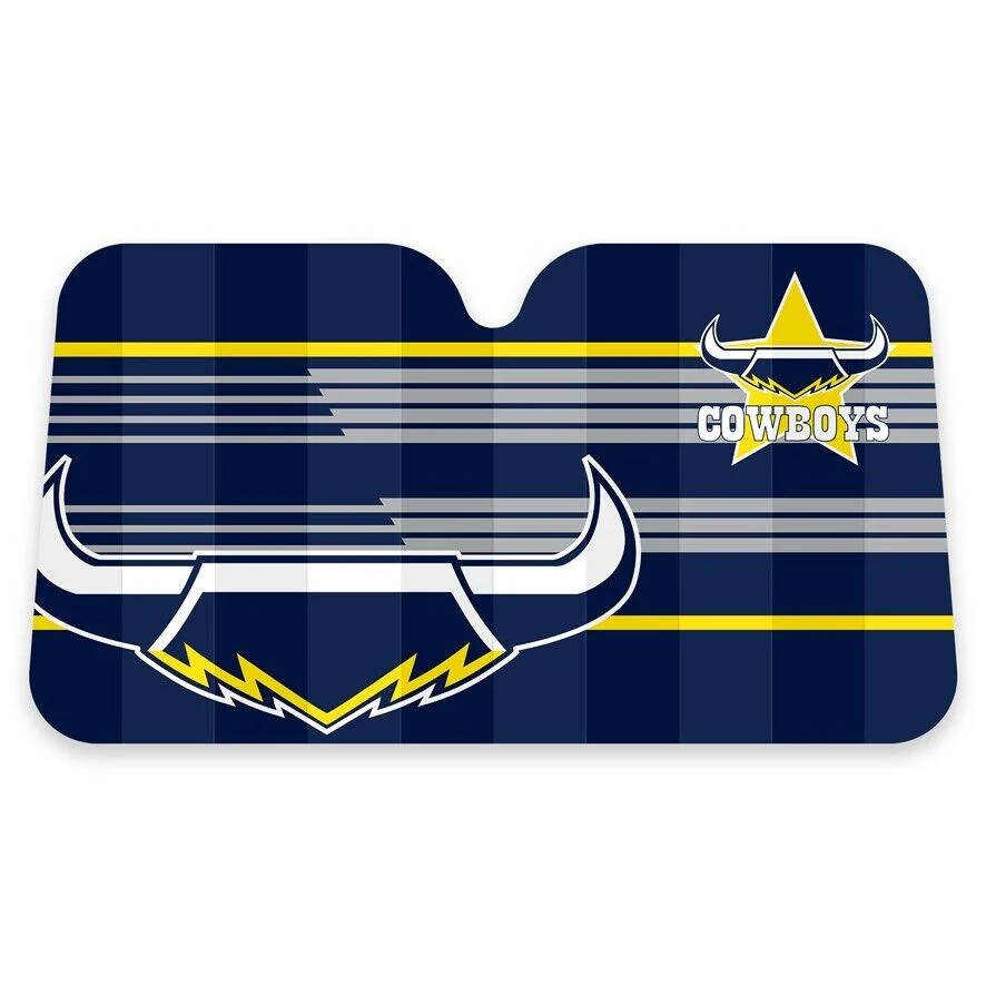 NRL Car Sunshade - North Queensland Cowboys - 130cm x 70cm