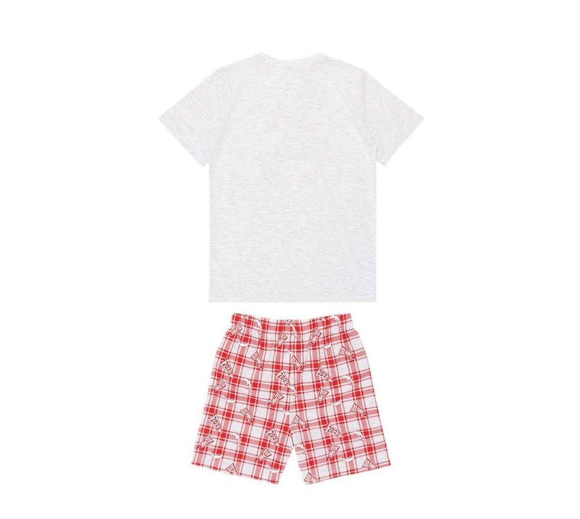 NRL Check Pyjama Set - Dolphins - Toddler - NAR - Image 2