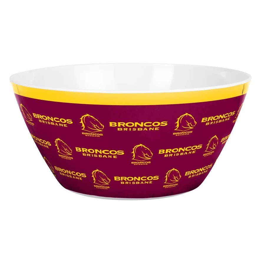 NRL Chip Bowl - Brisbane Broncos - Melamine - 3.2L - Image 2