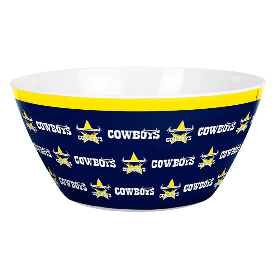 NRL Chip Bowl - North Queensland Cowboys - Melamine - 3.2L - Image 2