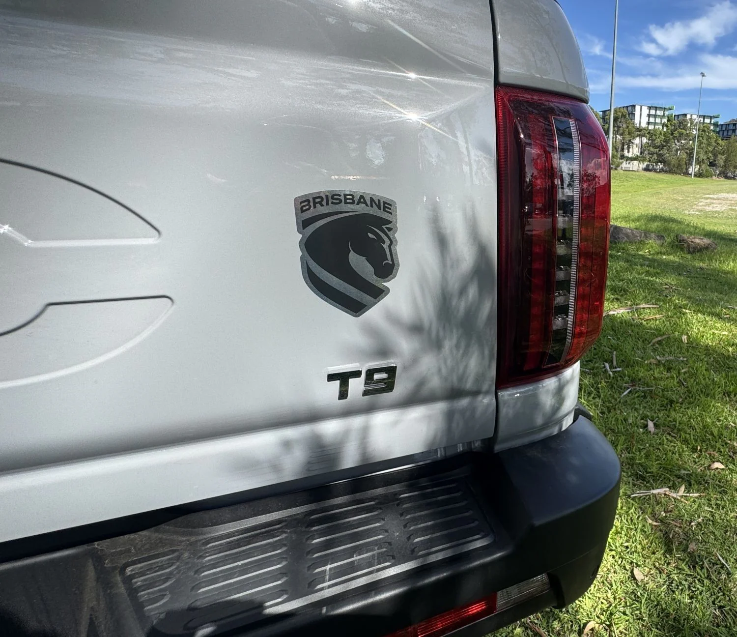 NRL Chrome Decal - Brisbane Broncos - Car Sticker 12x12cm - Image 2