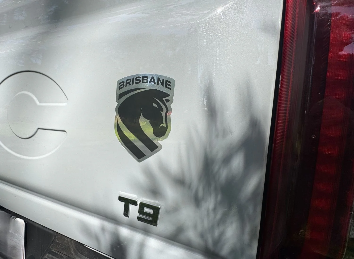 NRL Chrome Decal - Brisbane Broncos - Car Sticker 12x12cm - Image 3