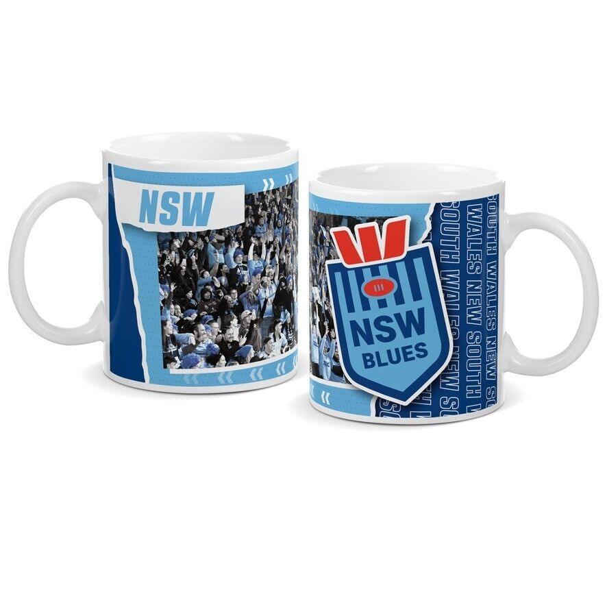 NRL Coffee Mug - Crowd Logo - New South Wales Blues - Drinking Cup - NSW - Image 2
