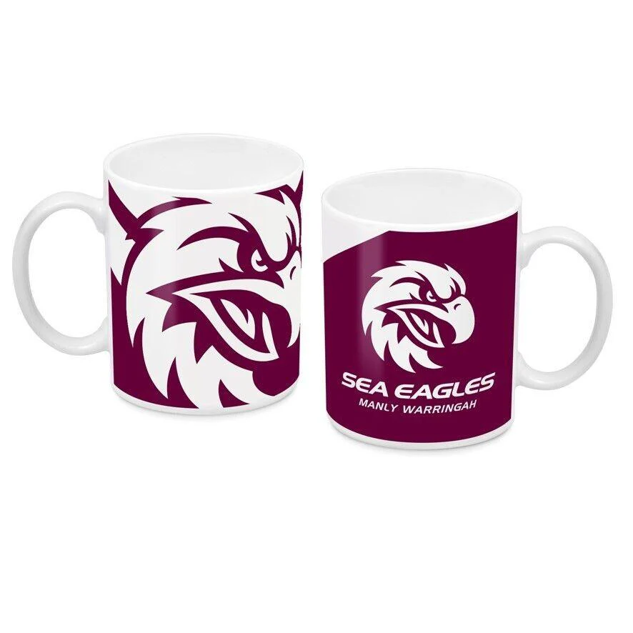 NRL Coffee Mug - Manly Sea Eagles - Drinking Cup - Gift Box - Image 2