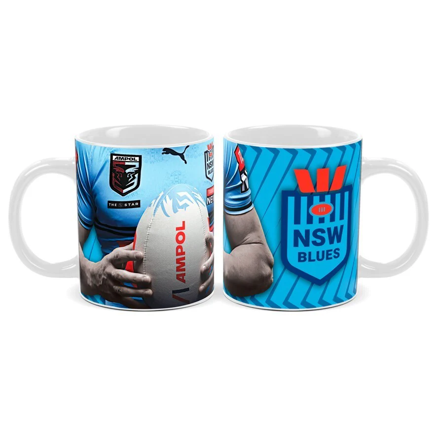 NRL Coffee Mug - New South Wales Blues - NSW - State of Origin - Drink Cup - Image 2