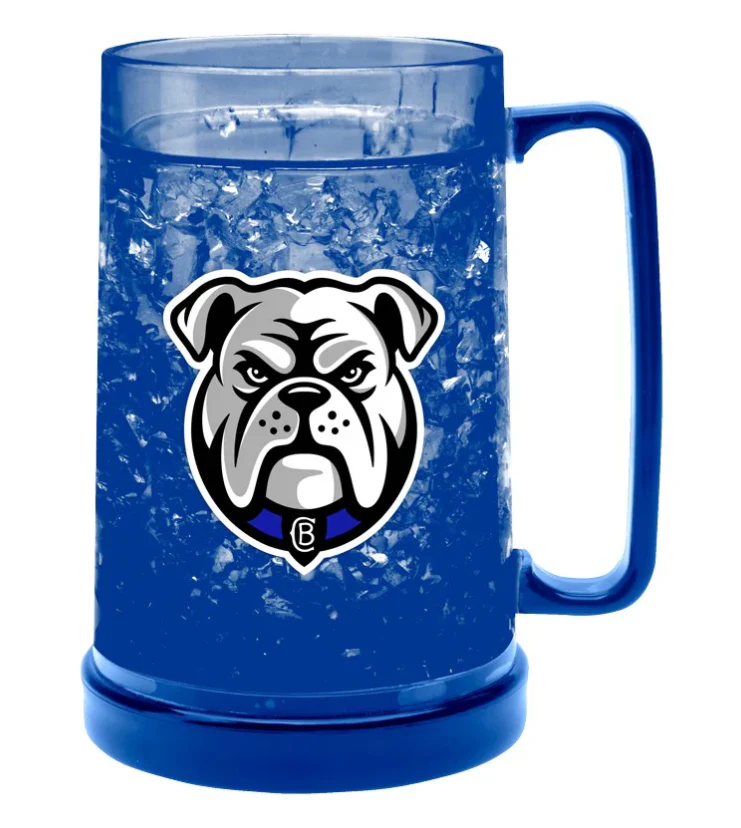 NRL Colour Freeze Mug - Canterbury Bulldogs - 500ML - Gel Freeze Drinking Cup - Image 2