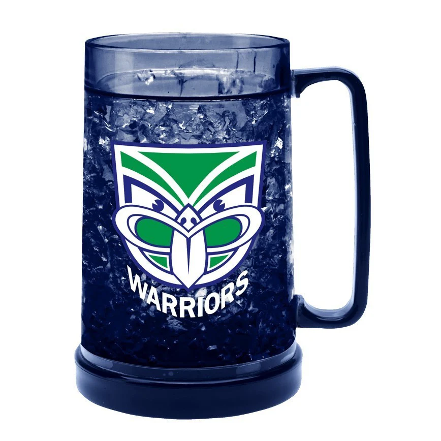 NRL Colour Freeze Mug - New Zealand Warriors - 500ML - Gel Freeze Drink Cup - Image 2