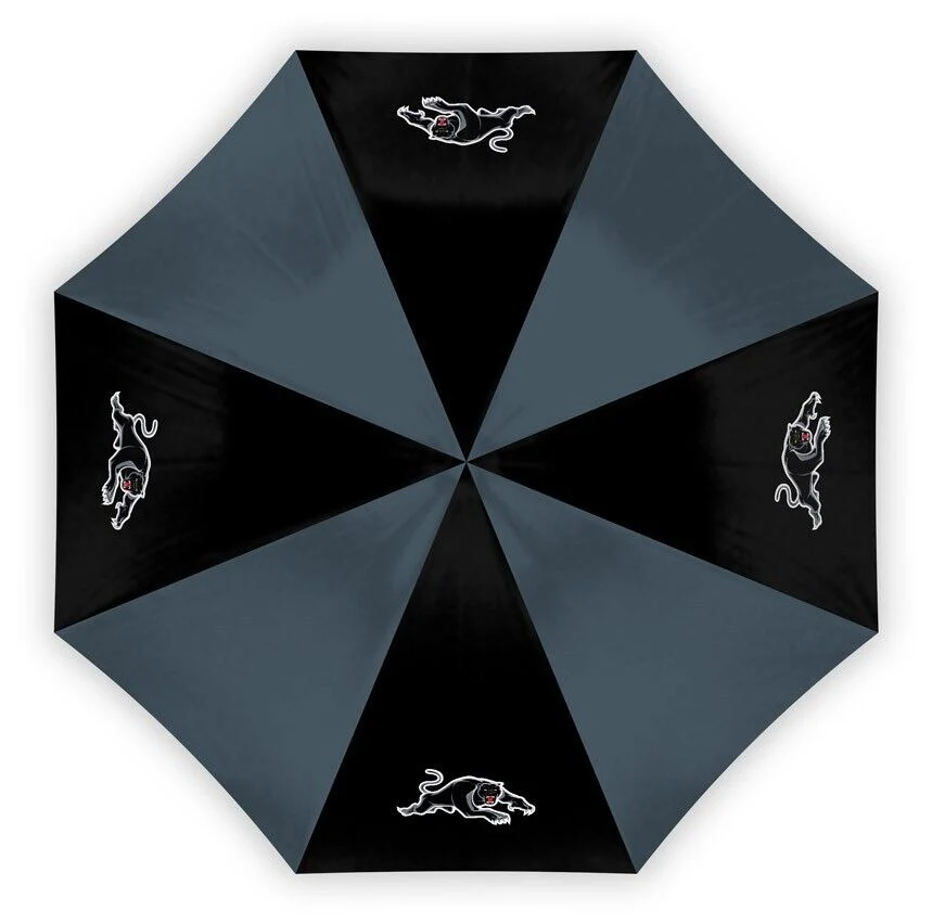 NRL Compact Umbrella - Penrith Panthers - Rain - Glovebox - 60cm Length W17cm