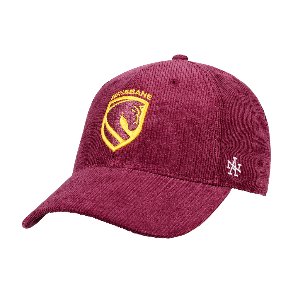 NRL Corduroy Cap - Brisbane Broncos - Hat - Adult - One Size
