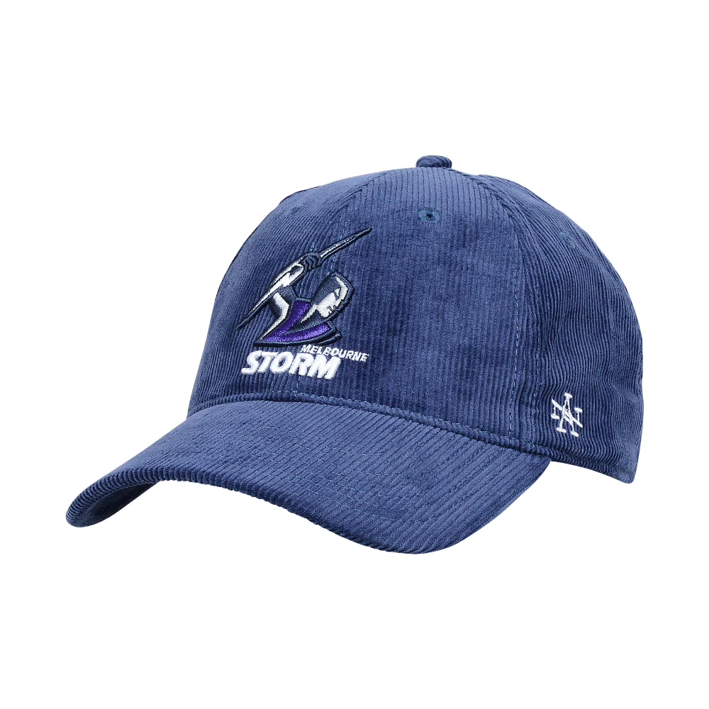 NRL Corduroy Cap - Melbourne Storm - Hat - Adult - One Size