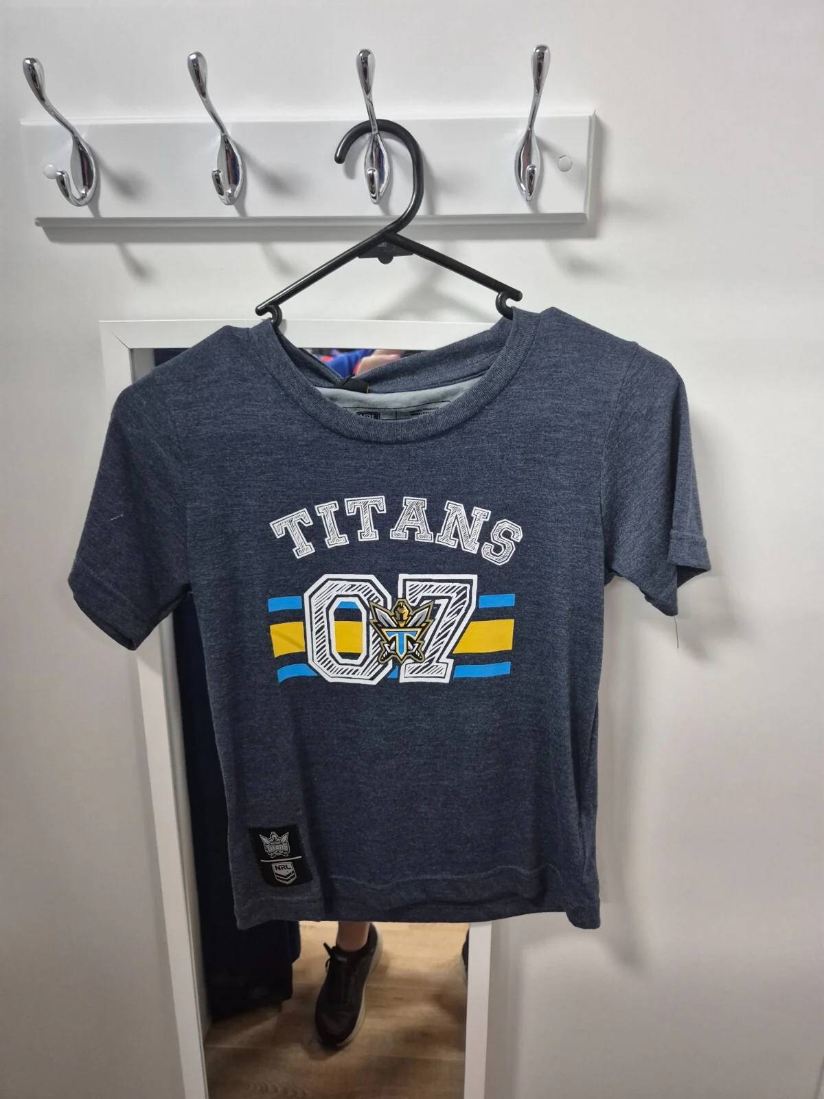 NRL Cotton Tee Shirt - Gold Coast Titans - Infant Toddler