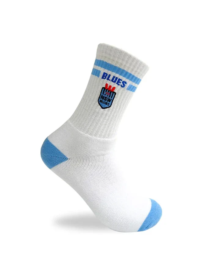 NRL Crew Socks - New South Wales Blues - One Pack - NSW - Unisex - Image 2