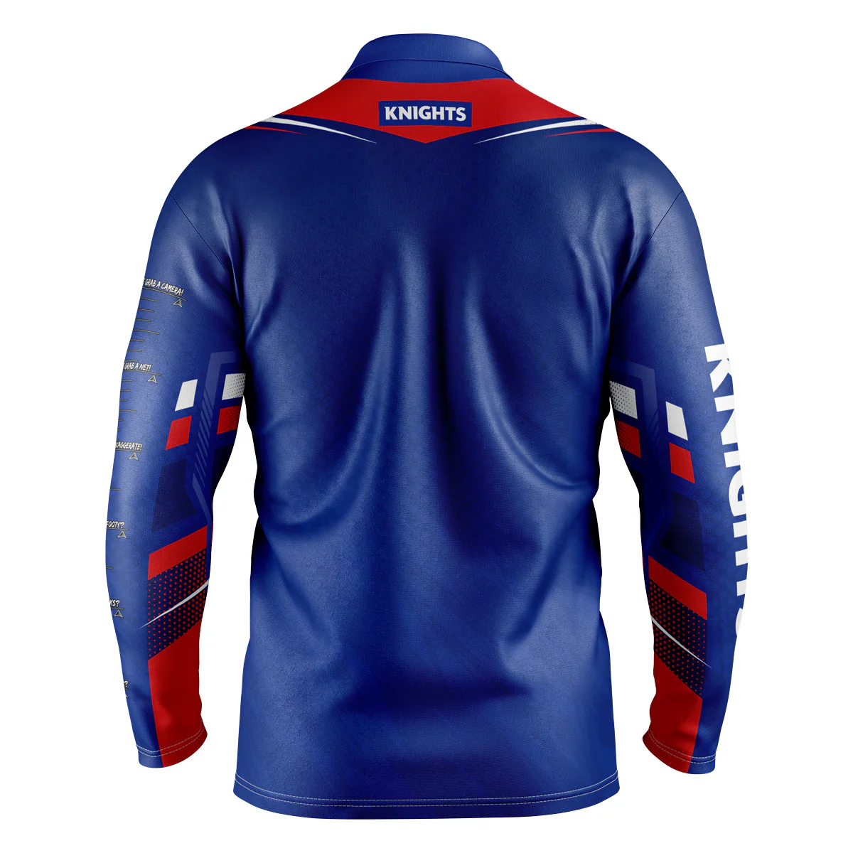 NRL 'Cyber' Fishing Shirt - Newcastle Knights - Adult - Mens - Polo - Image 2