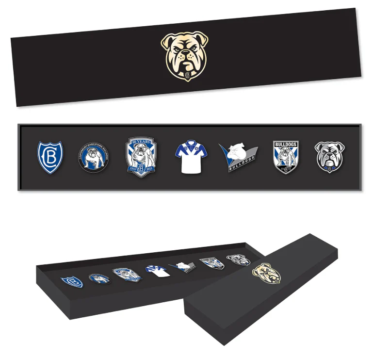 NRL Evolution Pin Set - History Logos - Canterbury Bulldogs - Image 2