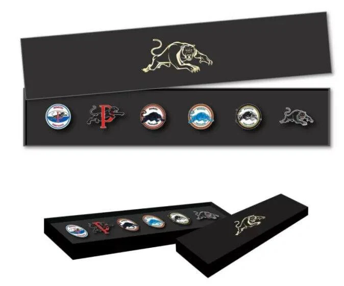NRL Evolution Pin Set - History Logos - Penrith Panthers - Image 2