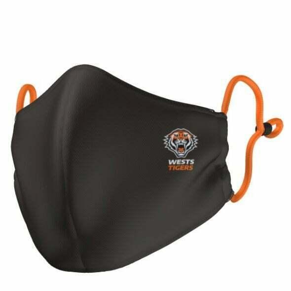 NRL Face Mask - Tigers - Reversible - Washable - Adult Large - Image 2
