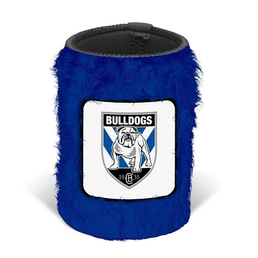 NRL Fluffy Stubby Cooler - Canterbury Bulldogs - Can Holder - Image 2