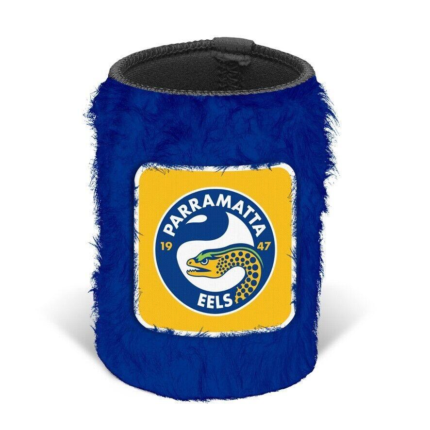 NRL Fluffy Stubby Cooler - Parramatta Eels - Can Holder - Image 2