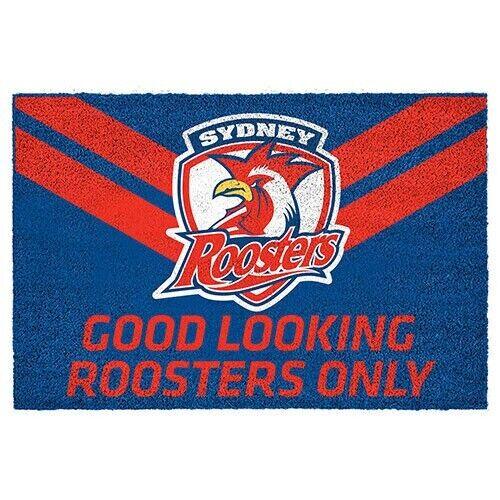 NRL Front Back Door Entry Floor Mat - Sydney Roosters - 61cm x 41cm - Image 2