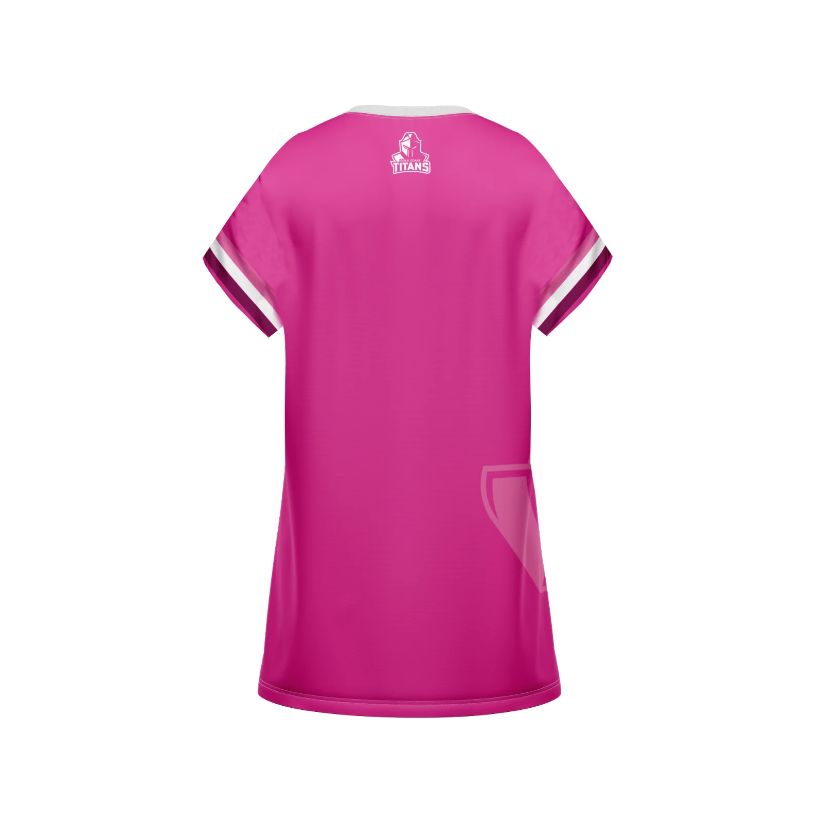 NRL 'Fuchsia Force' Dress - Gold Coast Titans - Girls - Toddler - Kid - Image 2