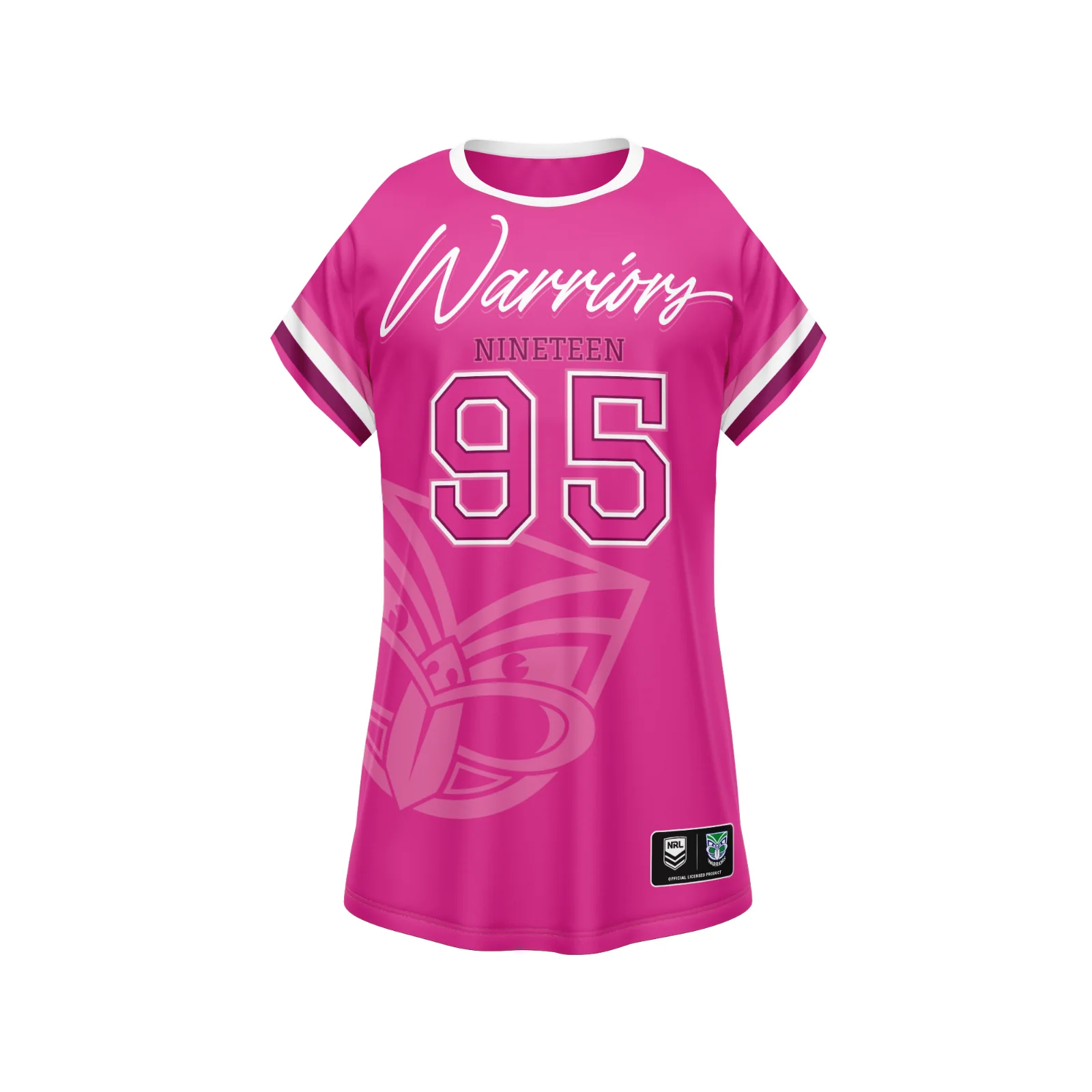 NRL 'Fuchsia Force' Dress - New Zealand Warriors - Girls - Toddler - Kid