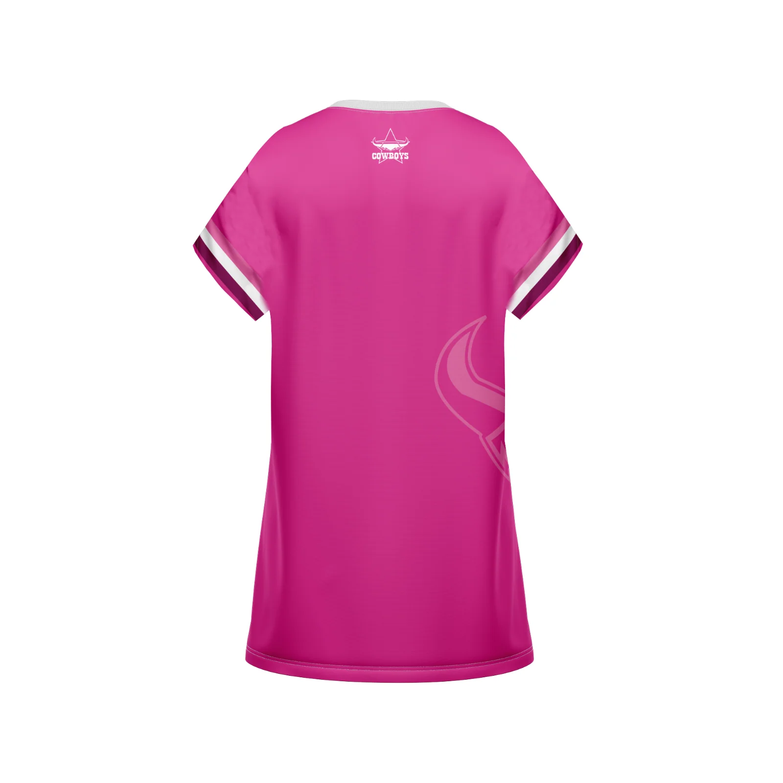 NRL 'Fuchsia Force' Dress - North Queensland Cowboys - Girls - Toddler - Kid - Image 2