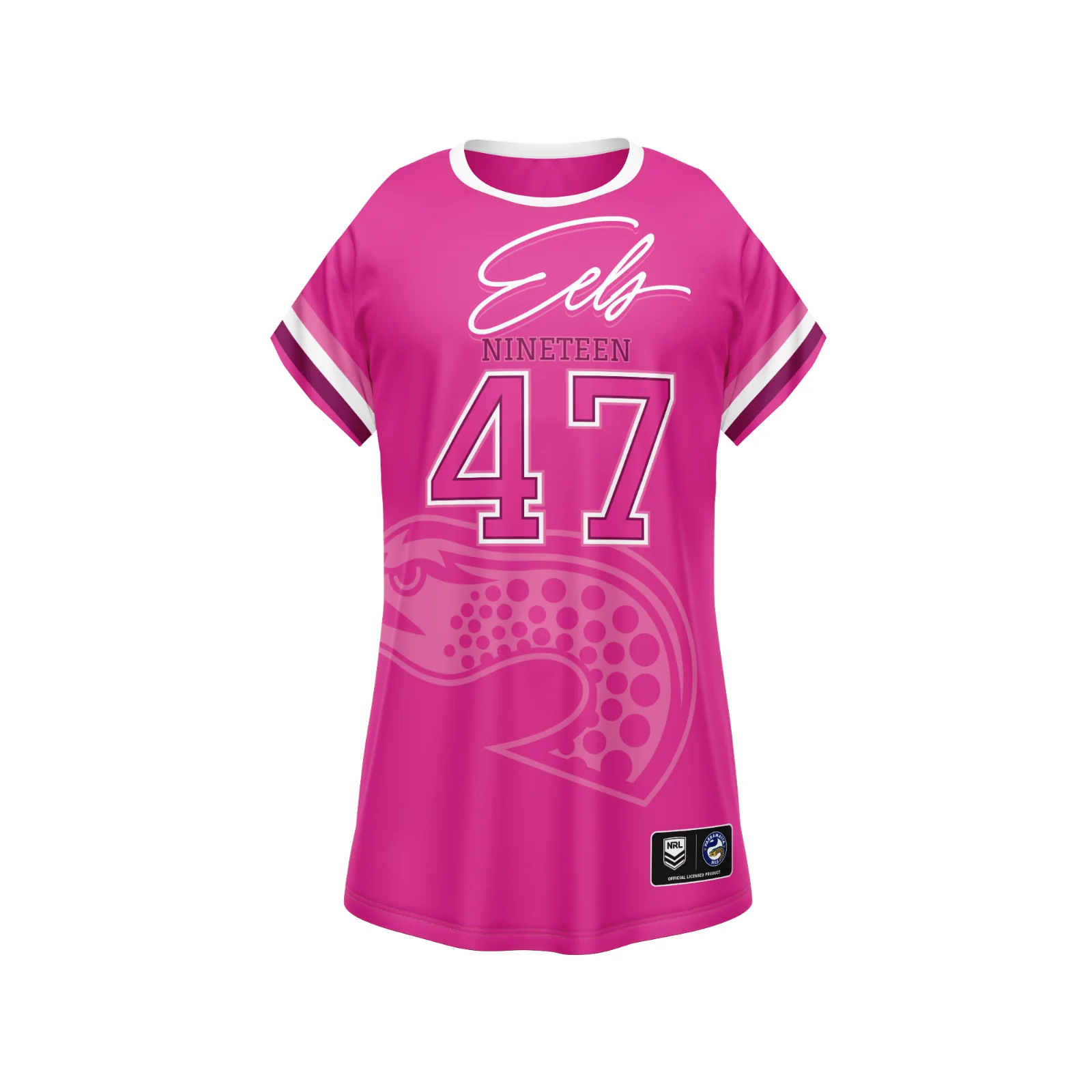 NRL 'Fuchsia Force' Dress - Paramatta Eels - Girls - Toddler - Kid
