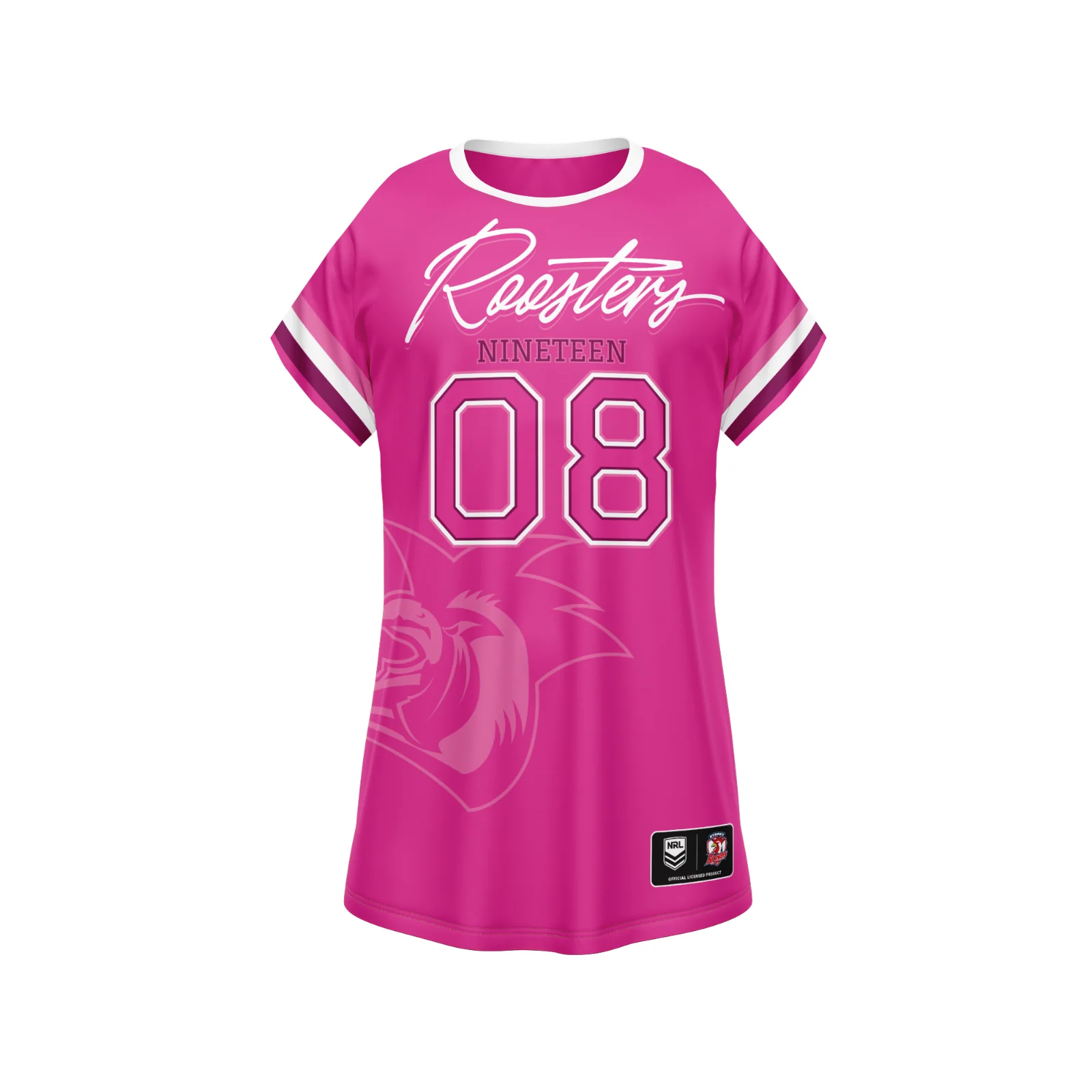 NRL 'Fuchsia Force' Dress - Sydney Roosters - Girls - Toddler - Kid