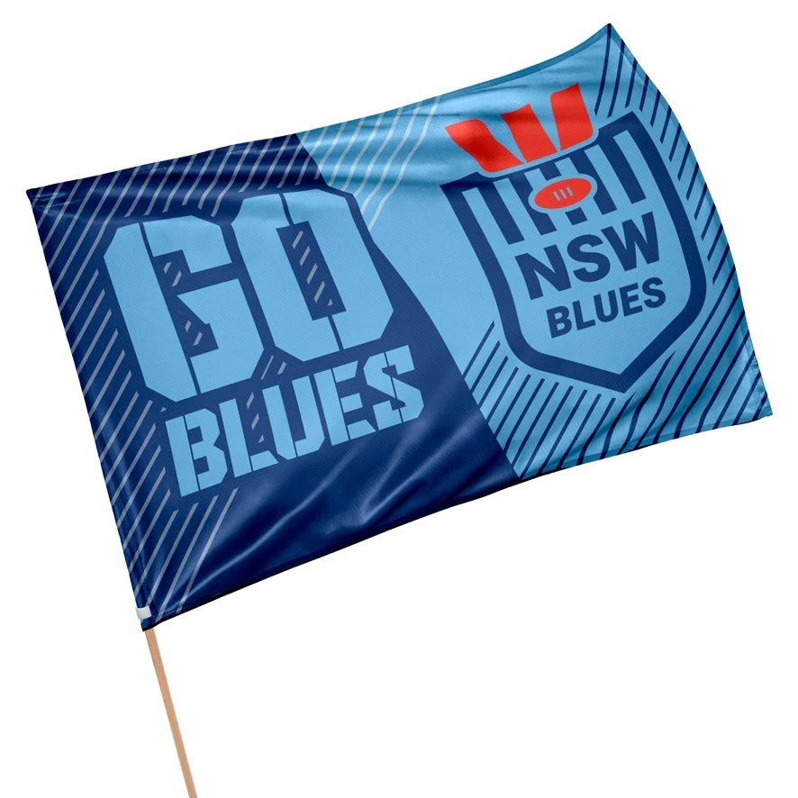 NRL Game Day Flag - New South Wales Blues - NSW - 60cm x 90cm - State Of Origin