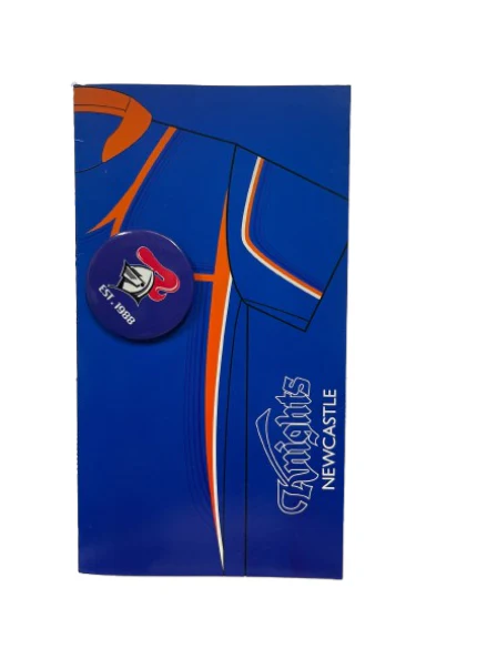 NRL Gift Card With Badge - Newcastle Knights - Gifts - Supporter - Image 2