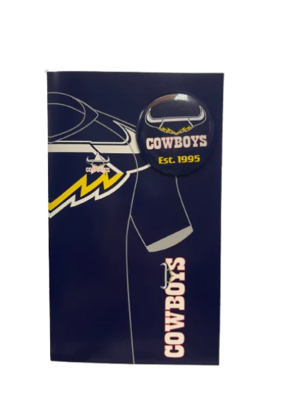NRL Gift Card With Badge - North Queensland Cowboys - Gifts - Supporter - Image 2